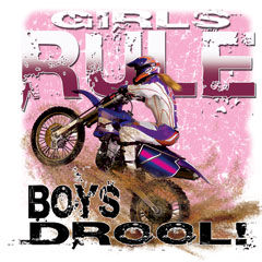 6728 GIRLS RULE.  BOYS DROOL