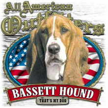 4853 BASSET HOUND IN OVAL AND F