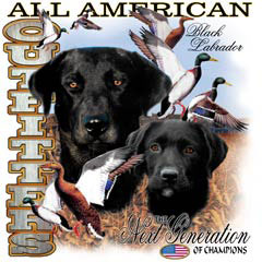 4635 BLACK 2 BLACK LABS AND DUC
