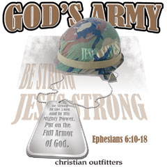 6337 GOD'S ARMY, BE STRONG, JE
