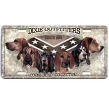 Coon Hound Collection Car Tag 17070-6473
