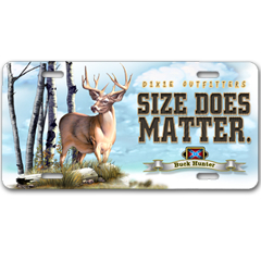 Size Does Matter Car Tag 17070-5865