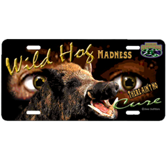 Wild Hog Madness Car Tag 17070-6623