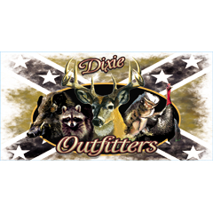 Dixie Outfitters Deer Hog Turkey Coon Car Tag 17070-6619