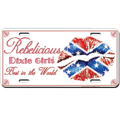 Rebelicious Best in the World Car Tag 17070-5059