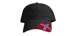 Cap Dixie Outfitters Stars & Bars Black