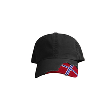 Cap Dixie Outfitters Stars & Bars Black