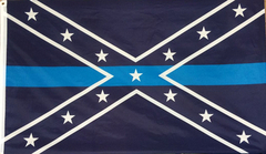 Back The Blue Confederate Flag