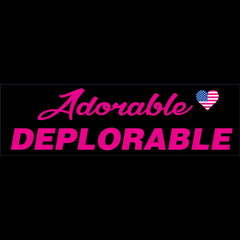 TRUMP Sticker 16" Adorable Deplorable