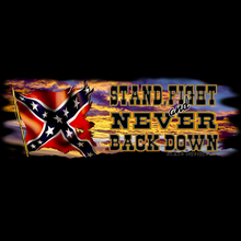 17030-6827 Rear Truck Mural Stand Fight & Never Back Down