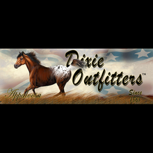 17030-6070 Painted Horse Rear Truck Window Mural Dixie 