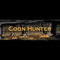 17030-5422 Coon Hunter Rear Truck Window Mural