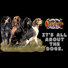 17079-035 It's All About The Dogs 16" Window Decal