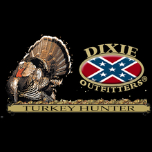 17079-5374 Turkey Hunter Dixie Outfitters 16" Window Decal