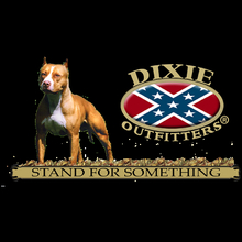 17079-5758 Pitbull Stand For Something Dixie Outfitters 16" Window Decal