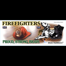 17037-5109 Coffee Mug Firefighter "PROUD, STRONG, BRAVE  Dixie Outfitters