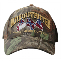 Cap 3D Embroidered Dixie Outfitters CSA Flags ADV TIMBER