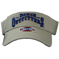 Cap 3D Embroidered VISOR Dixie Outfitters w/ 2 COLOR OPTIONS