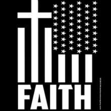5536-V2 ALL AMERICAN FAITH WITH FLAG 